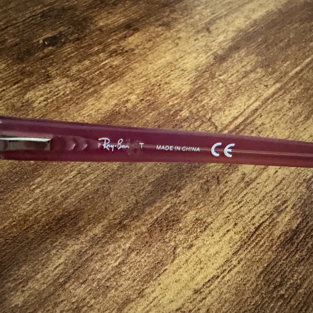 Ray-Ban Black and Purple Frames - Picture 7 of 12